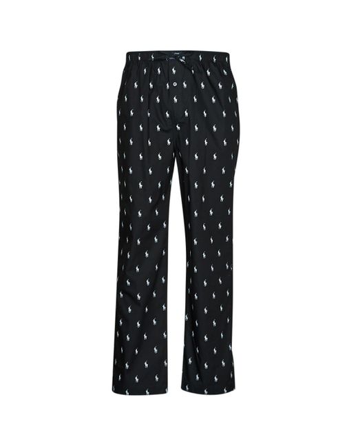 Polo Ralph Lauren Black Sleepsuits Sleepwear-pj Pant-sleep-bottom for men
