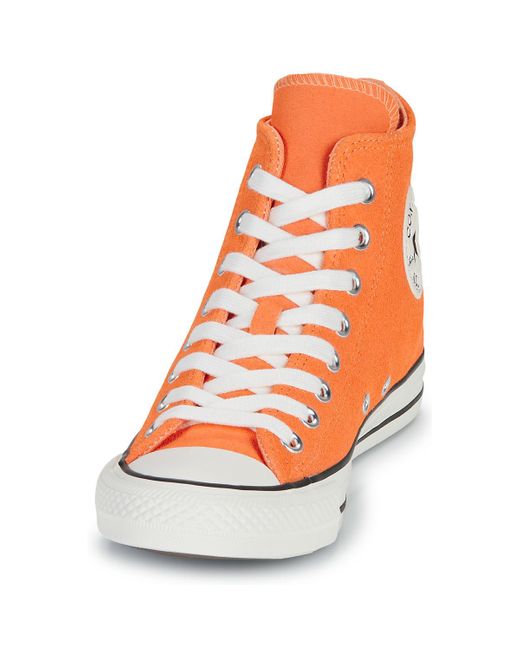 Converse Blue Shoes (high-top Trainers) Chuck Taylor All Star Colorful Suede