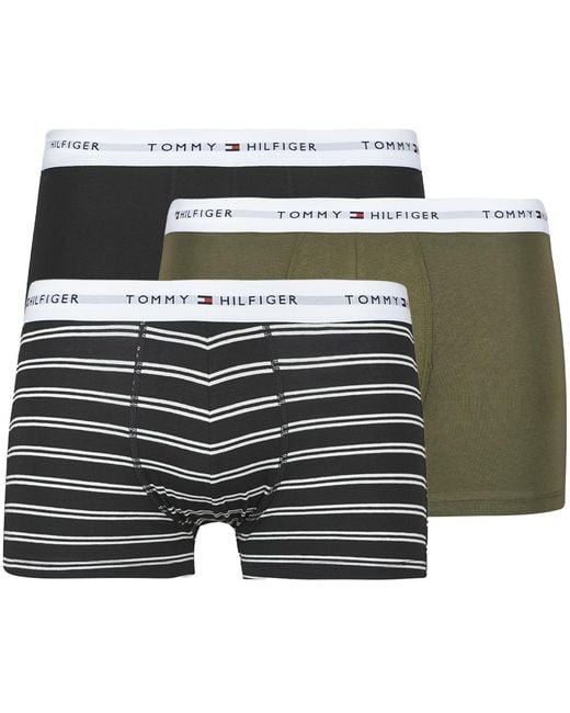 Tommy Hilfiger Green Boxer Shorts Trunk X3 for men