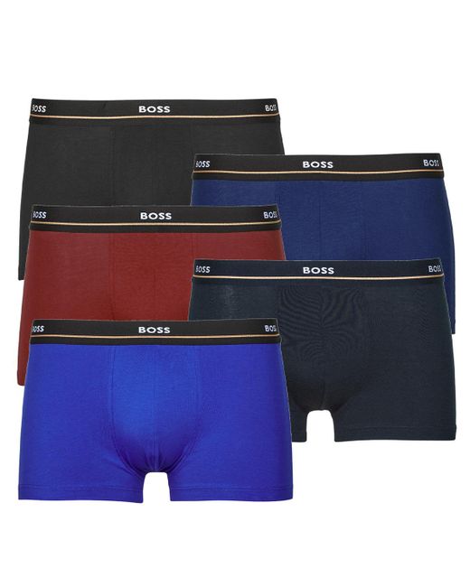 Boss Blue Boxer Shorts Trunk 5p Essential for men