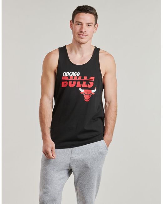 KTZ Black Tops / Sleeveless T-shirts Nba Essentials Tank Chicago Bulls for men