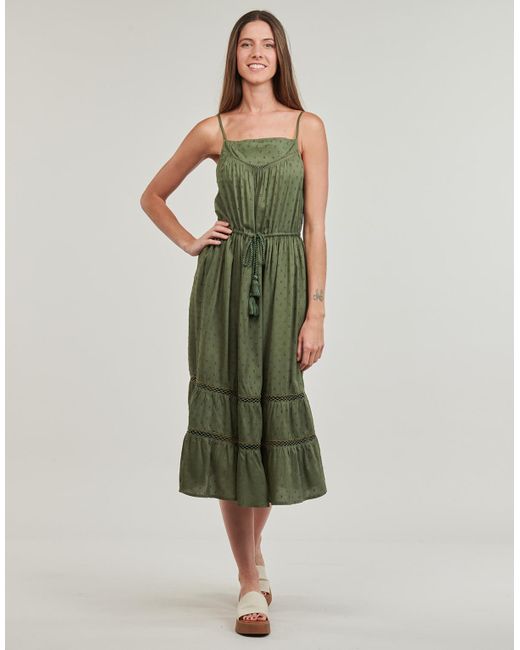 Deeluxe Green Long Dress Anabella