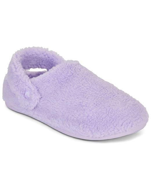 CROCSTM Purple Flip Flops Classic Cozzzy Slipper