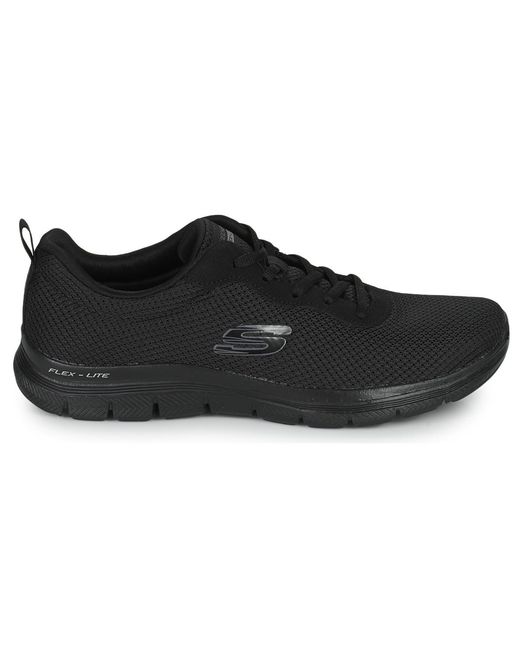 Skechers Black Flex Appeal 3.0 Shoes (trainers)