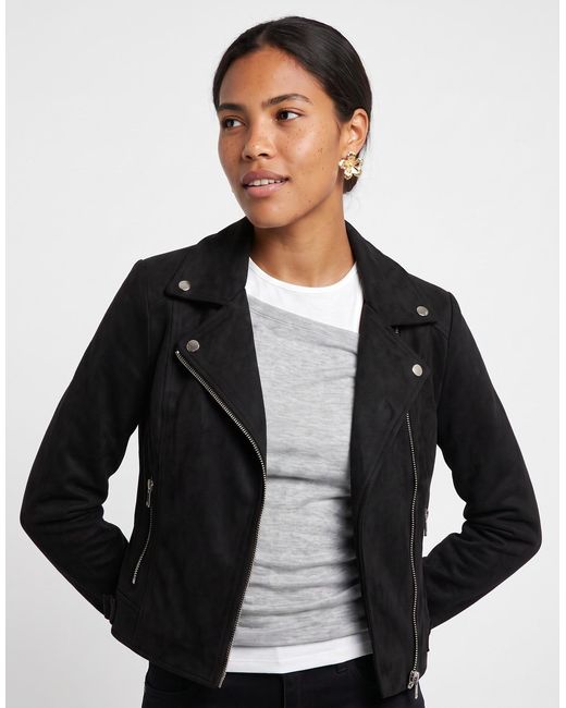 Vero Moda Black Leather Jacket Jose