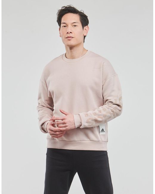 Adidas Pink Sweatshirts Caps Swt for men