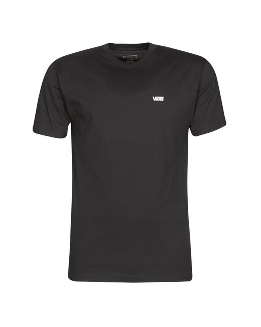 Vans Black Left Chest Logo Tee T Shirt for men