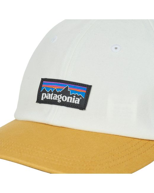 Patagonia White Cap P-6 Label Trad Cap for men