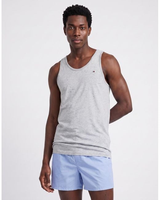 Tommy Hilfiger Black Tops / Sleeveless T-shirts 3p Tank Top for men
