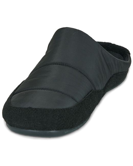 Verbenas Black Flip Flops Earth Acolchado for men