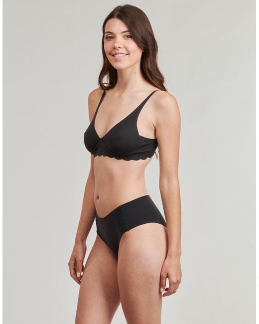Sloggi Black Triangle Bras And Bralettes Zero Micro 2.0 Soft Bra