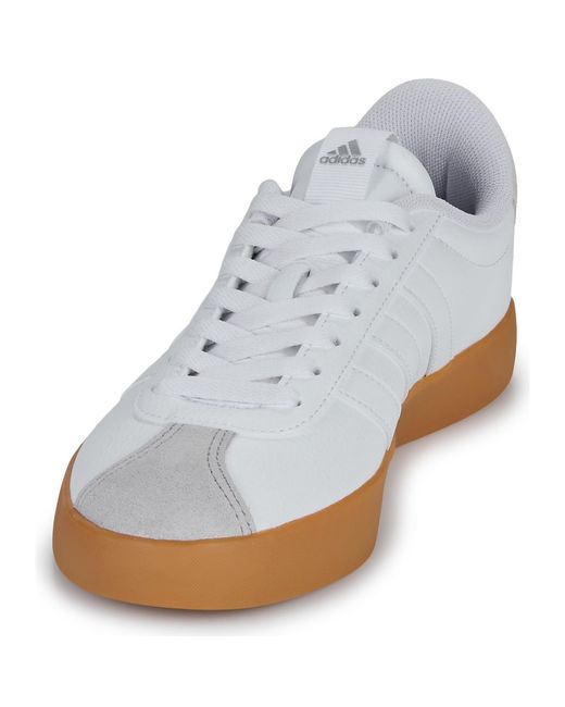 Adidas White Shoes (trainers) Vl Court 3.0