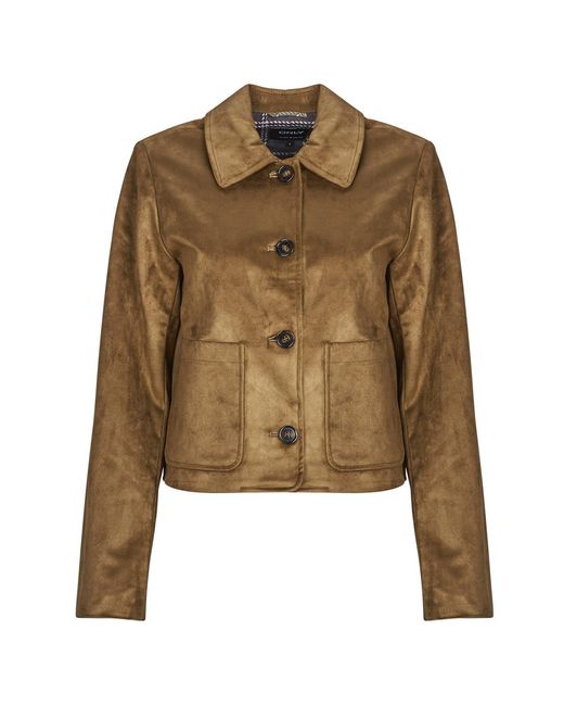 ONLY Green Jacket Onltulip Life Faux Suede