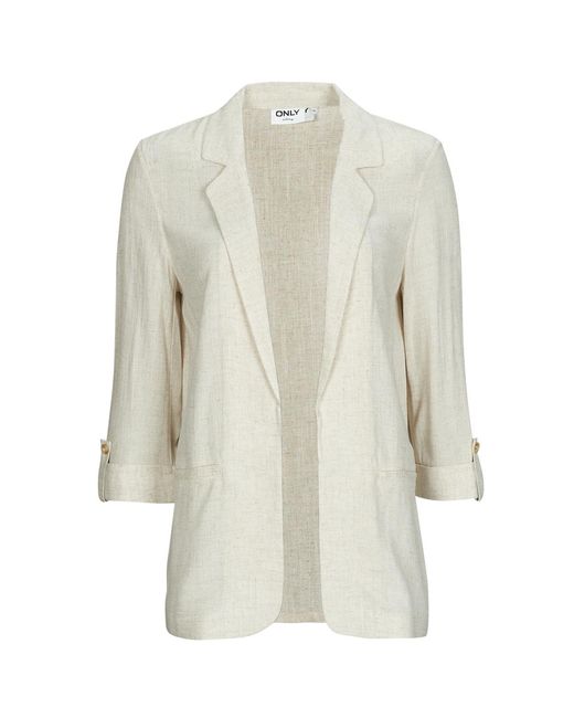 ONLY White Jacket Onlsiesta 3/4