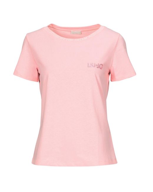 Liu Jo Pink T Shirt Ma4395
