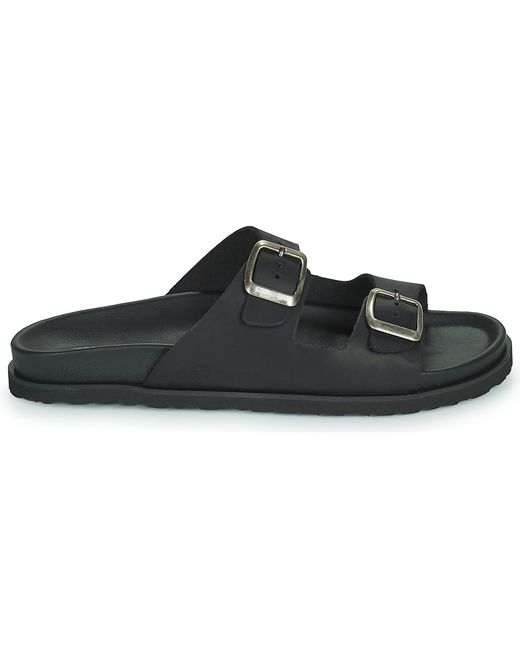 Carlington Black Jony Mules / Casual Shoes for men