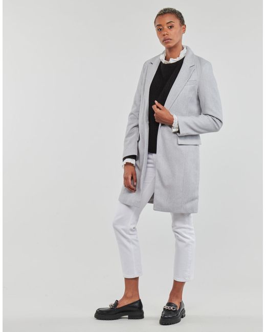 ONLY Gray Coat Onlnancy Life Coat Cc Otw