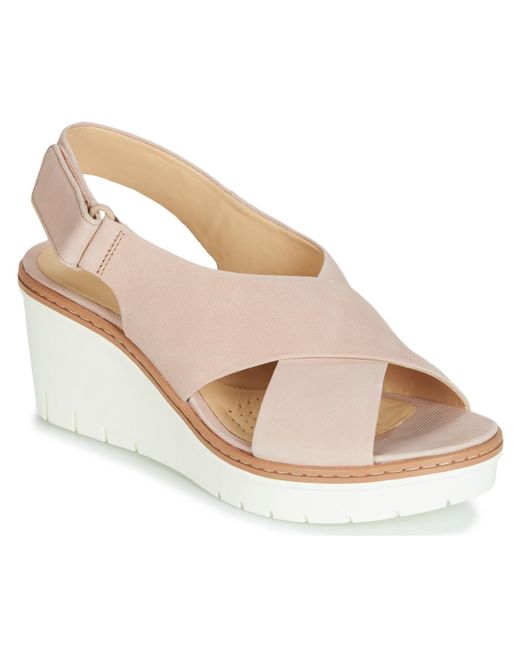 clarks palm candid silver