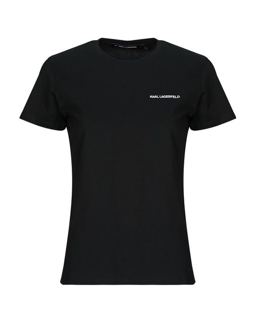 Karl Lagerfeld Black T Shirt Essential T-shirt