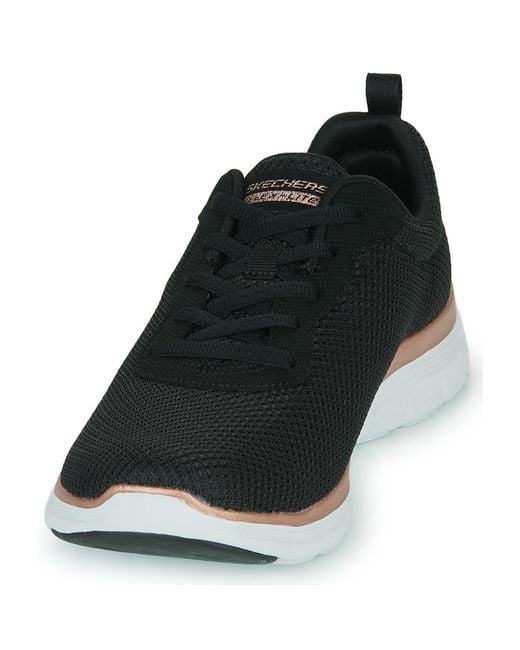 Skechers Black Flex Appeal 4.0 - Brilliant View Shoes (trainers)