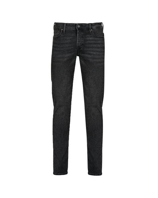 Jack & Jones Black Skinny Jeans Jjiglenn Jjoriginal Mf 772 for men