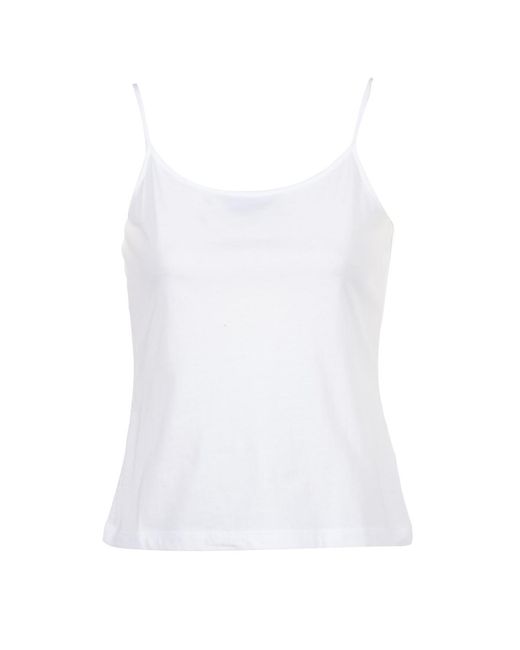 BOTD White Tops / Sleeveless T-shirts Fagalotte