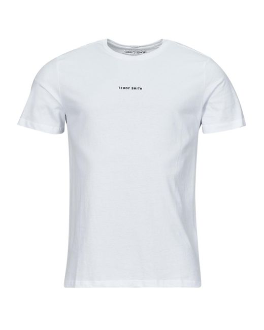 Teddy Smith White T Shirt Soy 2 Mc for men