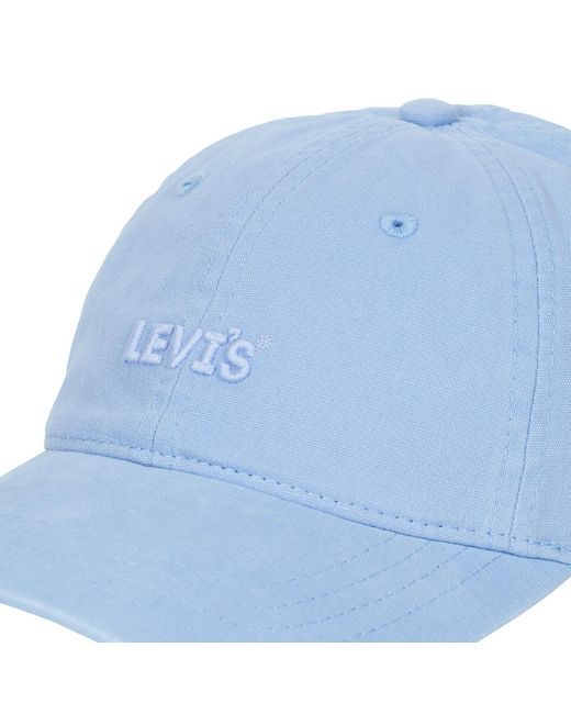Levi's Blue Cap Headline Logo Cap