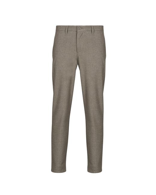 Only & Sons Gray Trousers Onsmark Slim Brushed Pique 0353 for men
