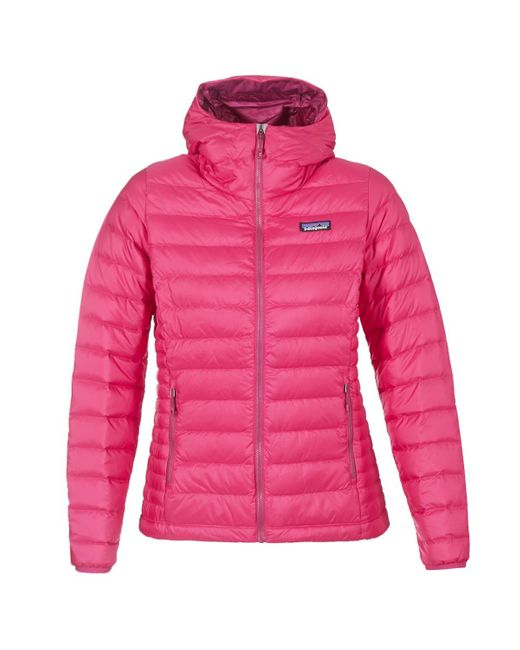 Patagonia Pink W's Down Sweater Hoody Jacket