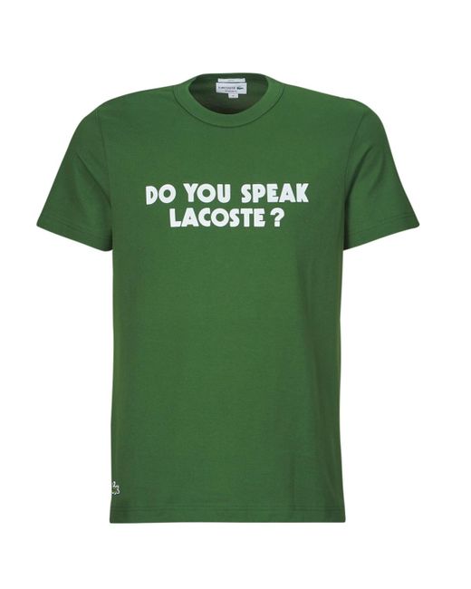Lacoste Green T Shirt Th0134 for men
