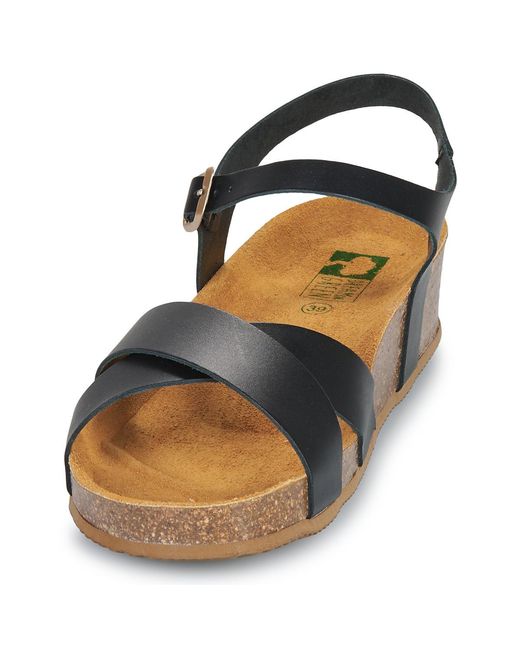 Dream in Green Blue Wedge Sandals Tsilia