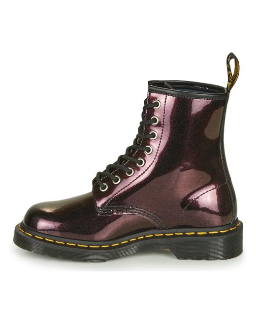 purple sparkle dr martens