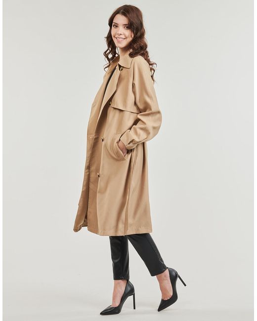 Vero Moda Natural Trench Coat Vmdoreen