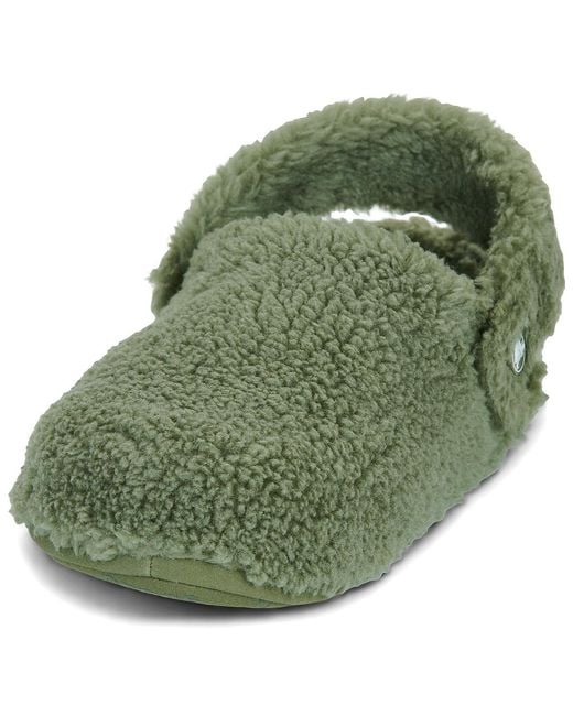 CROCSTM Green Flip Flops Classic Cozzzy Slipper