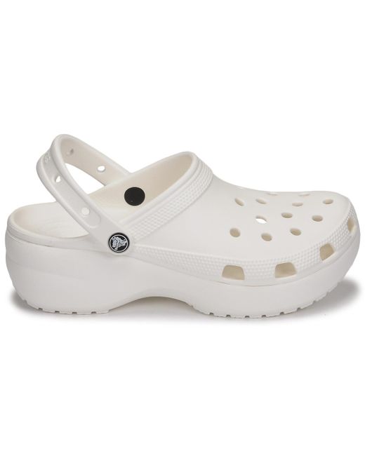 CROCSTM White Classic Platform Clog W Clogs (shoes)