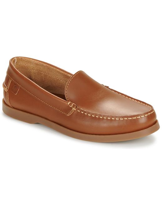 Casual Attitude Brown Boat Shoes Nevie for men