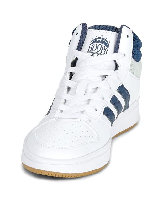 Adidas Blue Shoes (high-top Trainers) Hoops Mid Classic