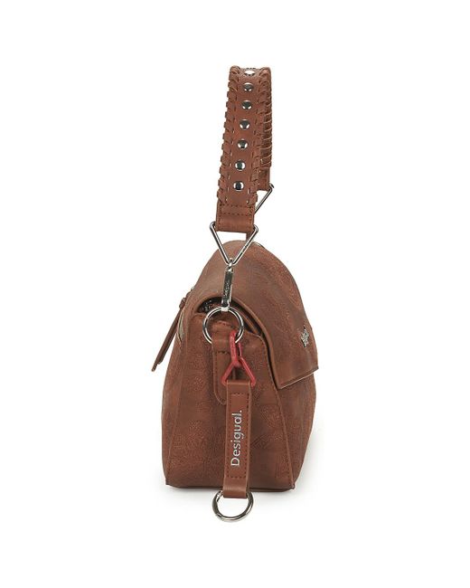 Desigual Brown Shoulder Bag Dejavu Phuket Mini