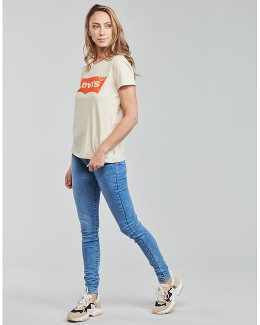 Levi's White Wt-graphic Tees T Shirt
