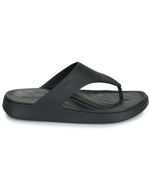 CROCSTM Black Flip Flops / Sandals (shoes) Getaway Triangle Flip