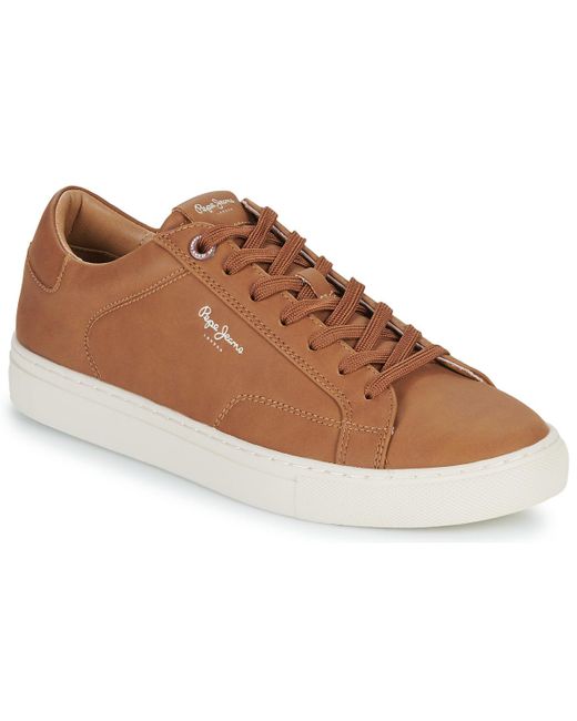 Pepe Jeans Brown Shoes (trainers) Joe Basic for men