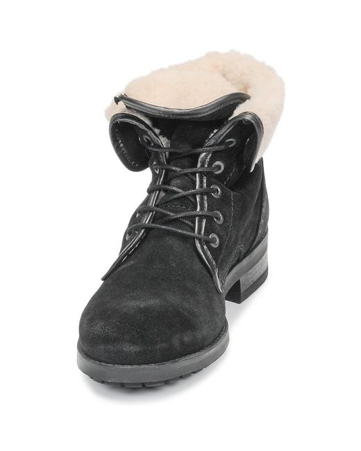 Casual Attitude Black Leila Mid Boots