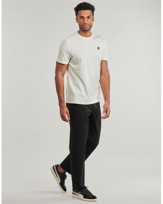 Fila White T Shirt Biella Regular Short Sleeve T-shirt for men