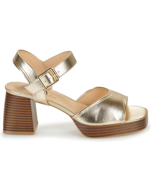 Moony Mood Metallic Heeled Sandals Gina