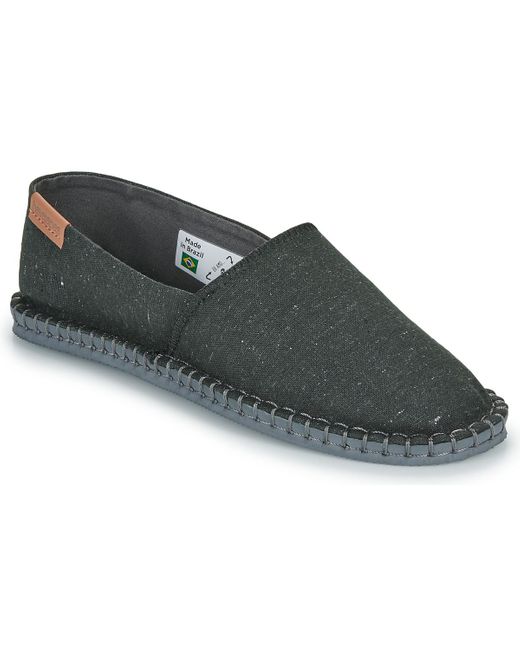 Havaianas Black Espadrilles / Casual Shoes Origine Iv