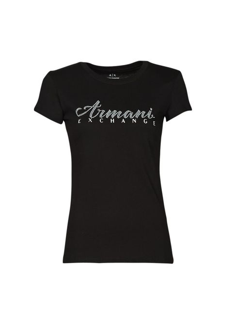 ARMANI EXCHANGE Black 8nyt91 T Shirt