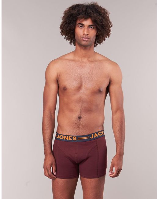 Jack & Jones Blue Boxer Shorts Jaclichfield X 3 for men