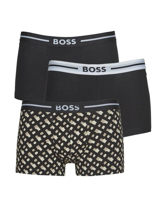 Boss Black Boxer Shorts Trunk 3p Bold Design for men