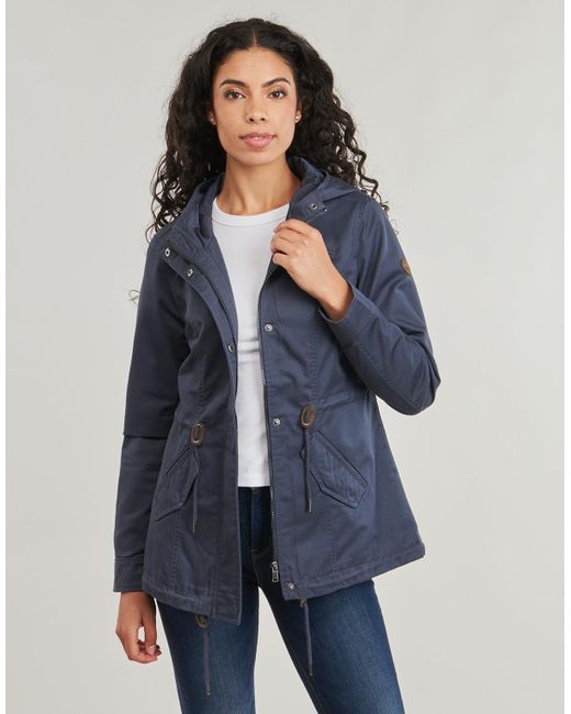 ONLY Blue Parka Onllorca Life Canvas